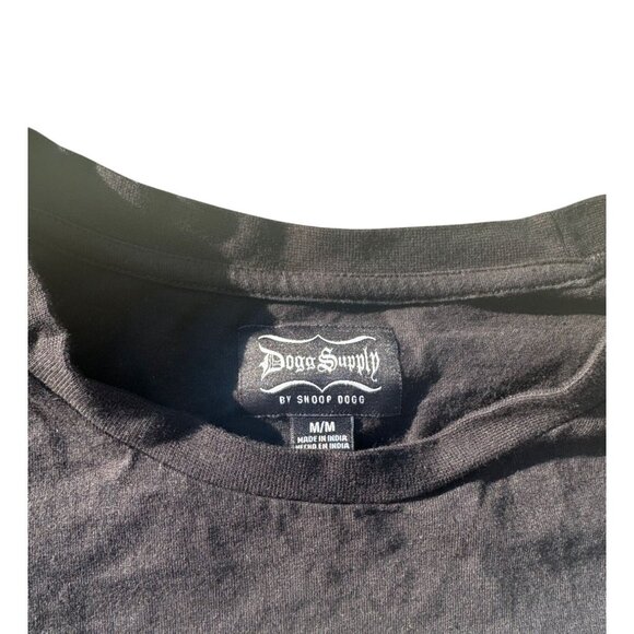 Snoop Dogg Graphic T-Shirt Black Doggystyle Design By Dogg Supply M/M Cotton Cre - Picture 3 of 3